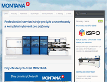 Tablet Screenshot of montana-skiservis.cz